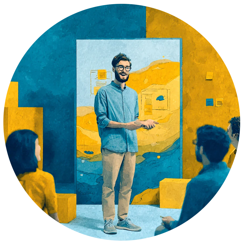 Mercurial circular Image description